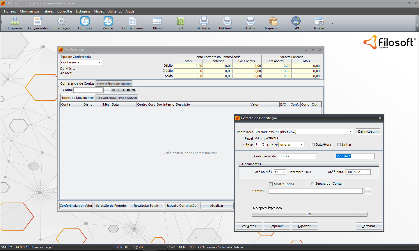 Snc.32 - Contabilidade › Filosoft Software